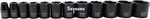 Black phosphate finish SAE sockets layout
