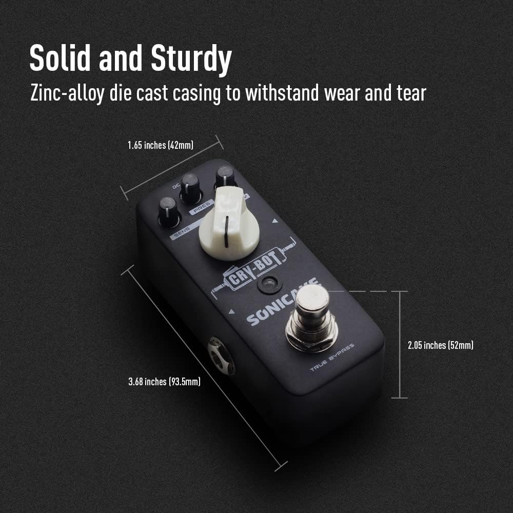 Sonicake true bypass footswitch detail