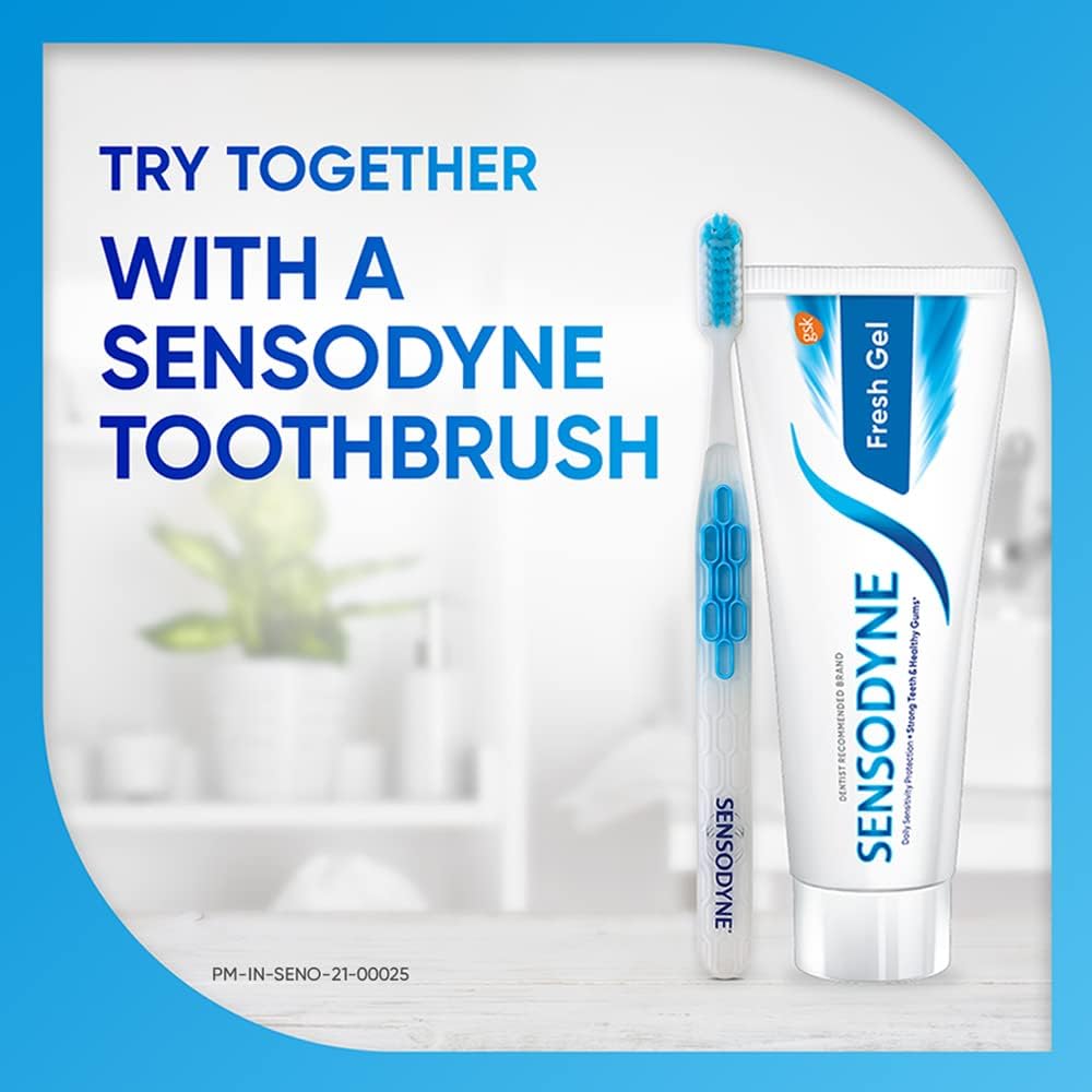 Sensodyne Fresh Gel back panel ingredient details