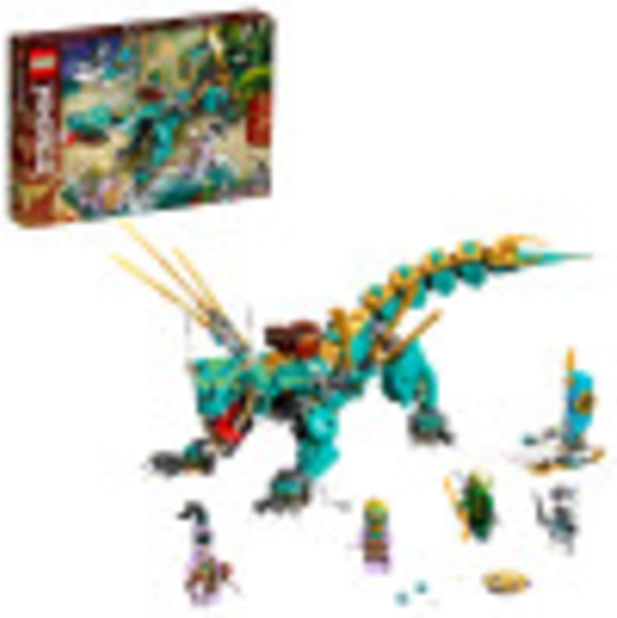 LEGO LEGO Ninjago Jungle Dragon 71746 front view building kit