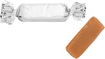 Premium Candy Envy imported white candy wrappers for wedding buffet decor.