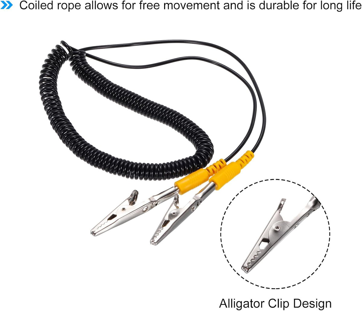 Package containing two pieces of Meccanixity anti-static grounding cords