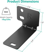 WALI Soundbar Wall Mount Bracket for Bose SoundTouch 300, 500, 700 and 900 (BSM002), Black - Image 3