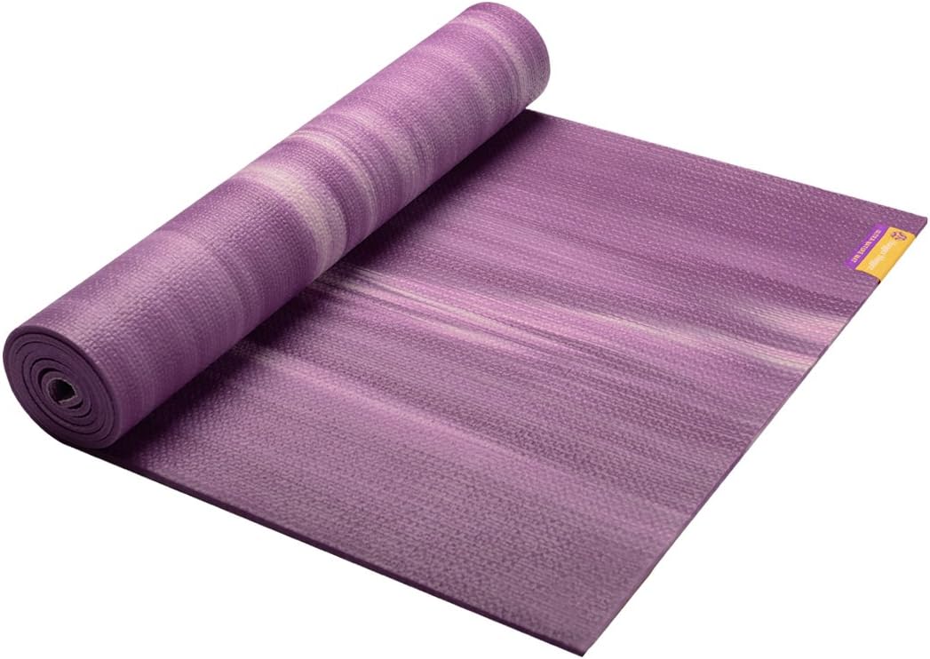 Hugger Mugger Nature Ultra Yoga Mat in use during stretching pose