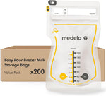 Medela Easy Pour Breast Milk Storage Bags, 50 Count, 7 oz/210 ml | Leakproof, One-Hand Easy Pour Spout, No Spills, Breast Milk Protection, Sanitized, Fast Freeze, BPA-Free Bags - Image 14