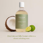 Deep Steep bubble bath rich foaming bubbles texture