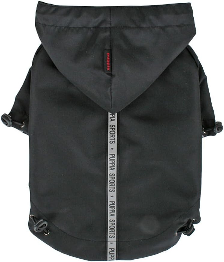 Puppia Base Jumper Dog Jacket leash hole detail