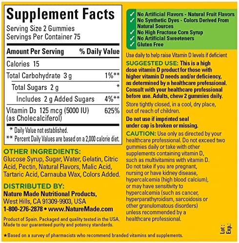 Nature Made authentic imported bone and teeth health adult dietary supplement