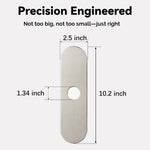 BWE 10-inch faucet hole cover angled perspective