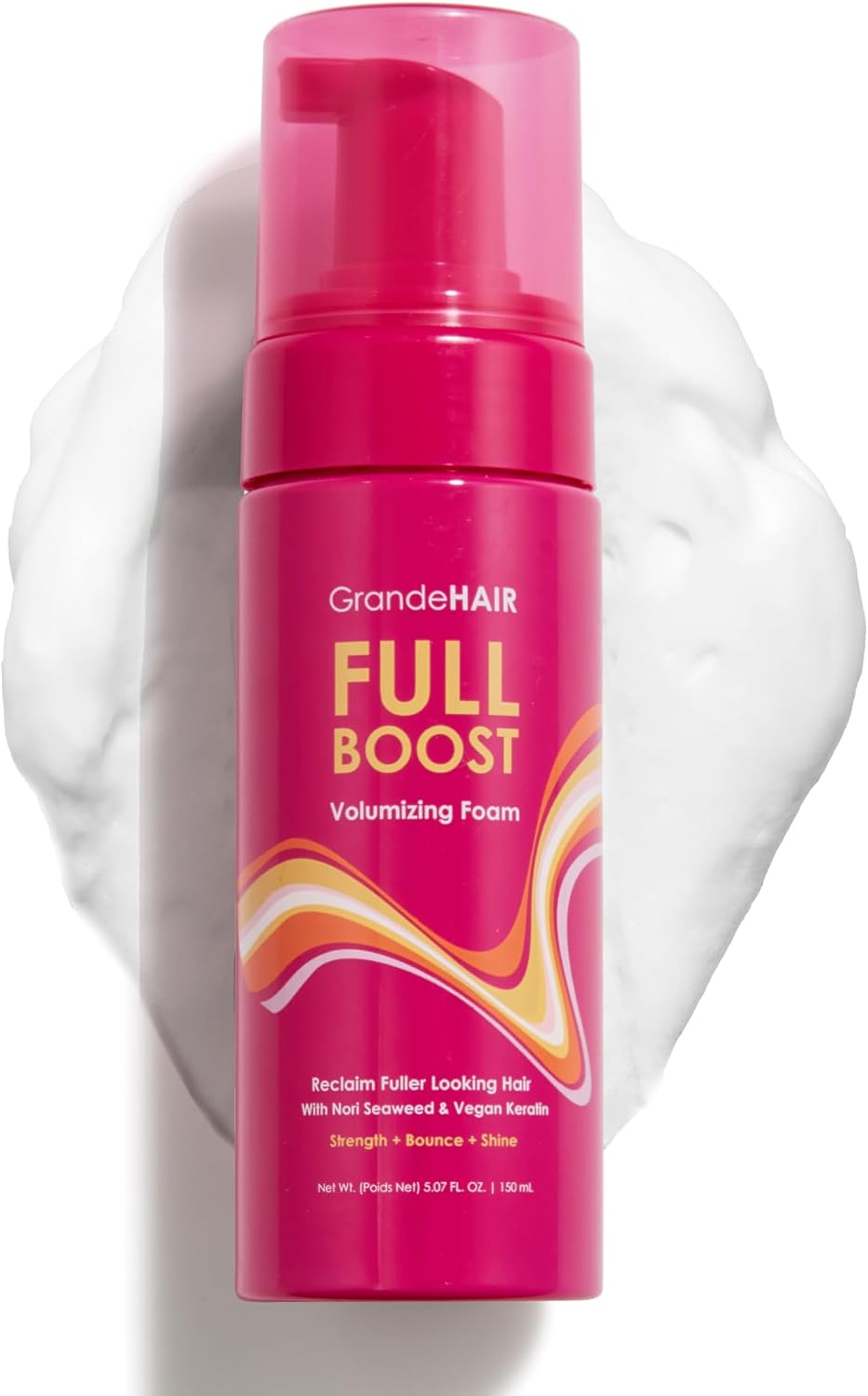 Grande Cosmetics hair product lifestyle styling result