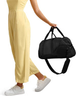 DALIX black duffle bag packed for weekend trip