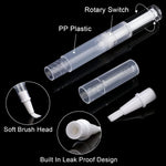 Rotatable twist mechanism at the base of the refillable applicator pen