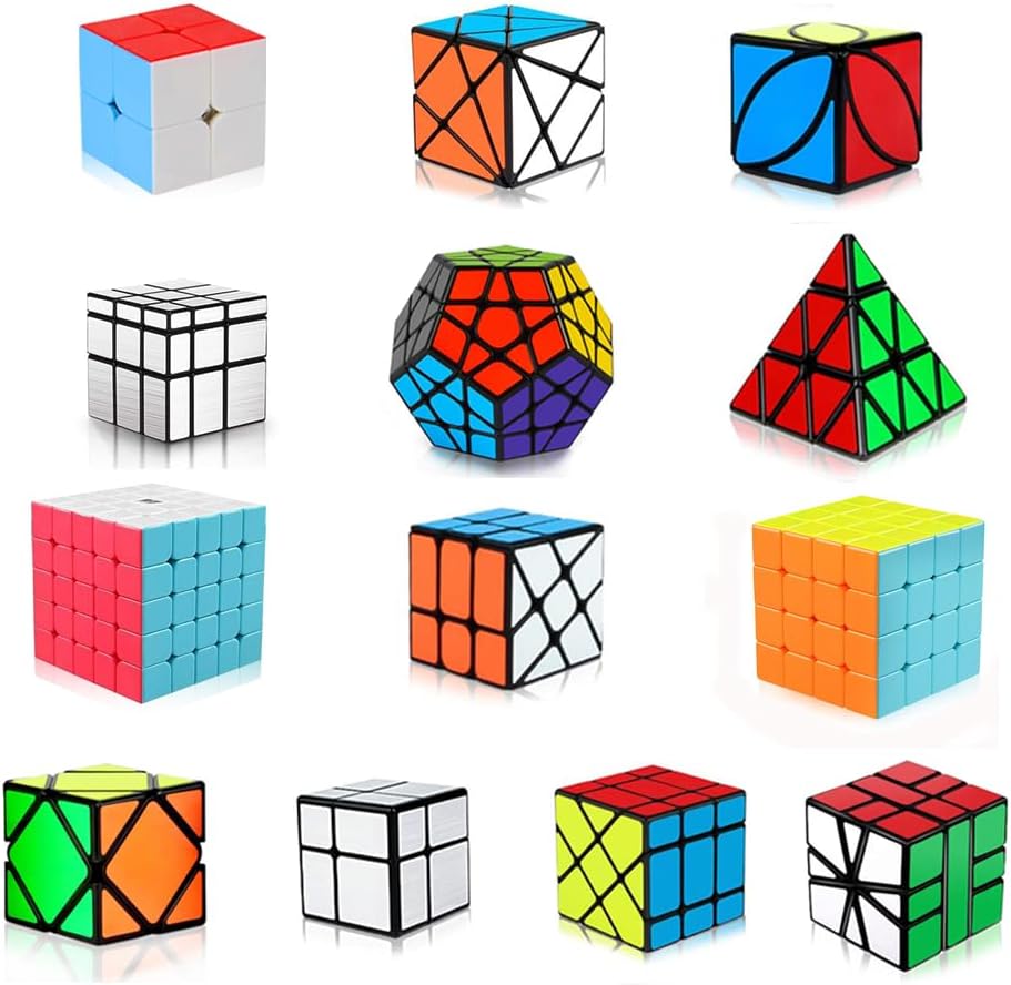R Recomfit 13 Pack Speed Cube Set front view collection