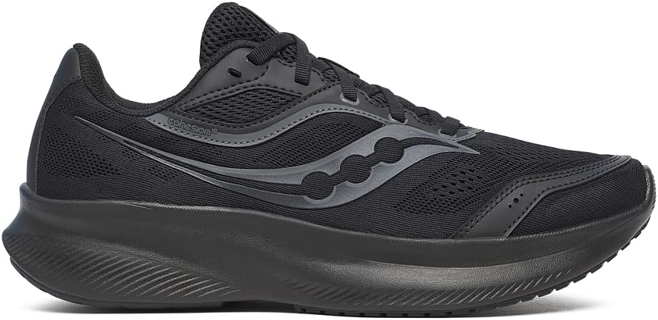 Saucony Men's Cohesion 18 angled lifestyle athletic shoe presentation