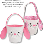 FunFlavorsBox pre filled pink bunny basket with Peeps marshmallows and Ring Pops