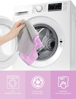 Tearing a sheet from the Fantasticlean microfiber roll