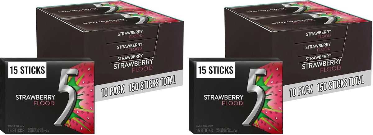 5 GUM Peppermint Cobalt Sugar Free Chewing Gum Bulk, Stimulate Your Senses While Listening to Music, Mini Purse Essentials, Travel Essentials, 15 Sticks (Pack of 10) - Image 12
