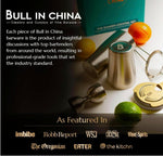 Bull in China wine opener double jointed hinge mechanism detail