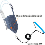 VANFAVORI denim blue bird clothes with attached two meter flying leash