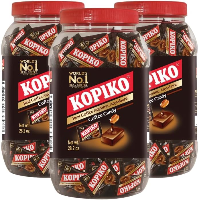 Kopiko Coffee Candy - Bold-Tasty Hard Candy from Indonesia with Real Coffee Extract - A Satisfying Boost for On-the-Go Energy (28.2oz Jar) - Image 15