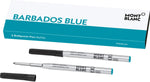 Montblanc Ballpoint Pen Refills (M) Royal Blue 124493 - Refill Cartridges with a Medium Tip for Montblanc Ball Pens - 2 x Blue Ballpoint Refills - Image 10