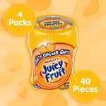 Juicy Fruit chewing gum imported from USA bottle label details and ingredients list