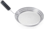 Outset barbecue cookware set up on grill grates