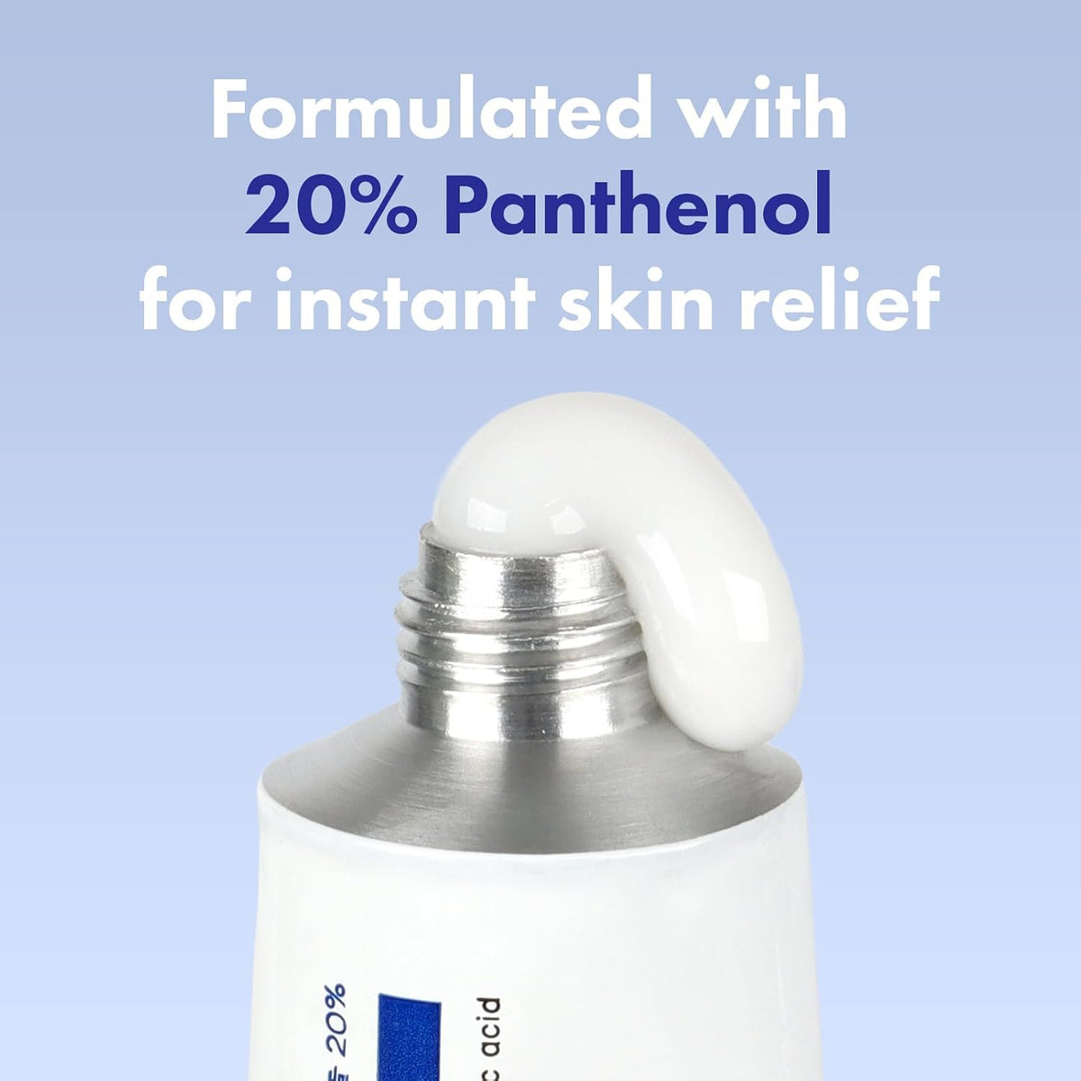 Tosowoong Panthenol 20 Face Moisturizer carton packaging highlighting 20 percent panthenol content