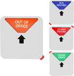 Privacy Sign,LoYinLo Do Not Disturb/Please Knock/Out of Office/in a Meeting Sign, Privacy Door Status That Lets Others Know Whether You're Available Or Not,Good office Stationery Gift for Colleague,Magnetic Boards Being Office Requisites (5 - Image 10