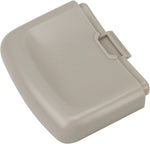 Marsrut keypad battery cover replacement front view showing exact plastic dimensions for wireless garage openers