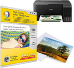 Close up of MR.R inkjet photo paper glossy finish