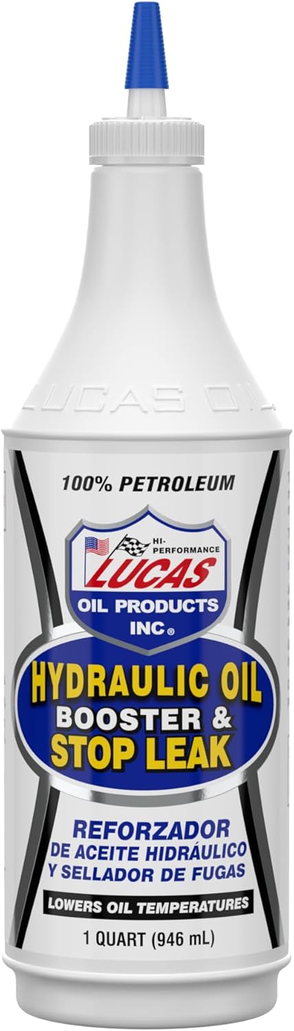 Lucas Oil 10019 Hydraulic Oil Booster and Stop Leak 32 Ounce front view bottle