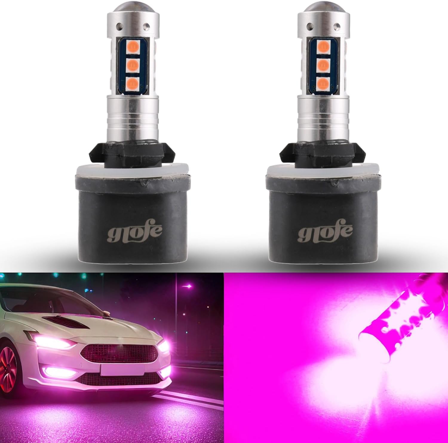 GLOFE 880 890 899 892 LED bulbs front view