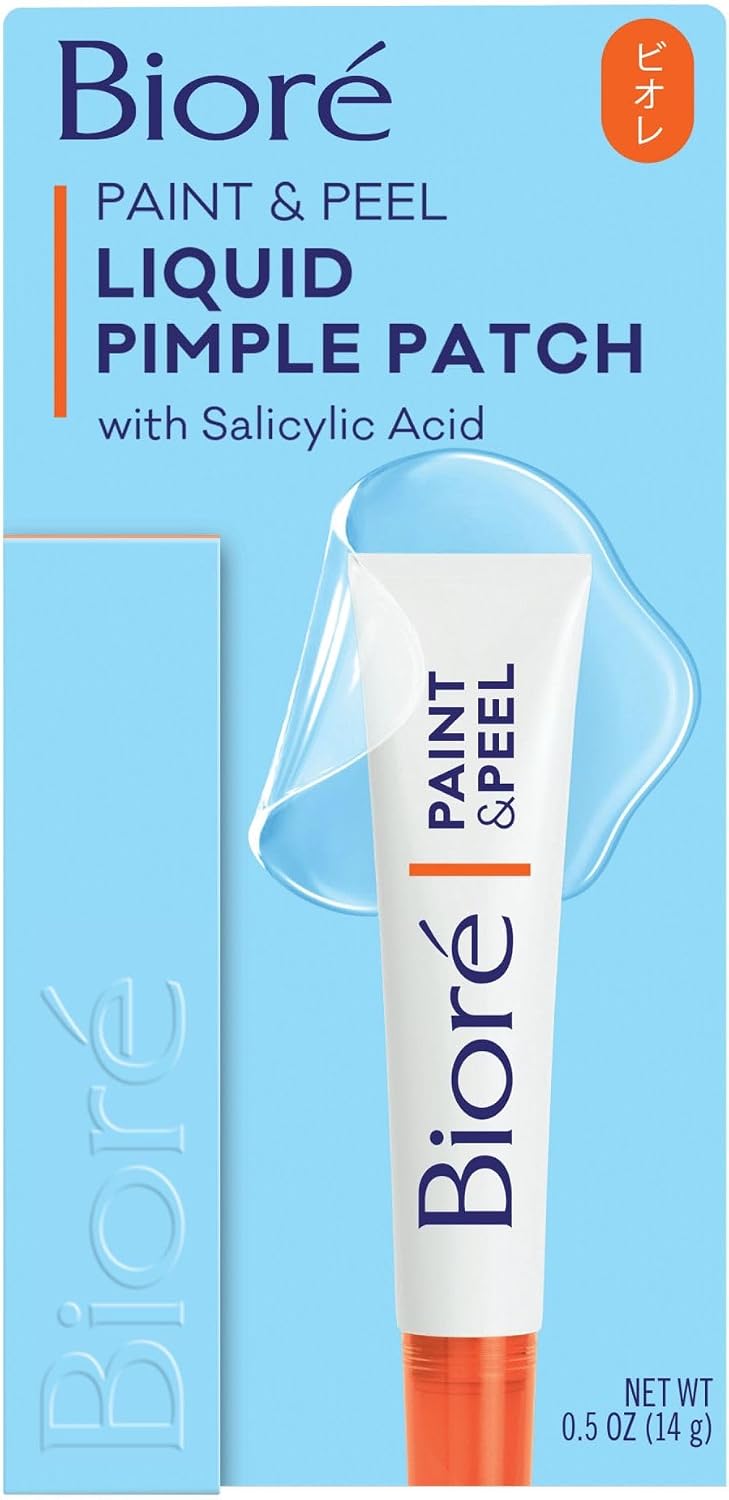 Biore Paint and Peel Liquid Pimple Patch tube front view