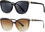 Soft Cat Eye Sunglasses for Women Trendy Cateye UV400 Protection | Fashion Shades CL22017 - Image 12