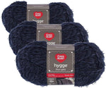 Red Heart Hygge yarn soft faux-fur texture showcase
