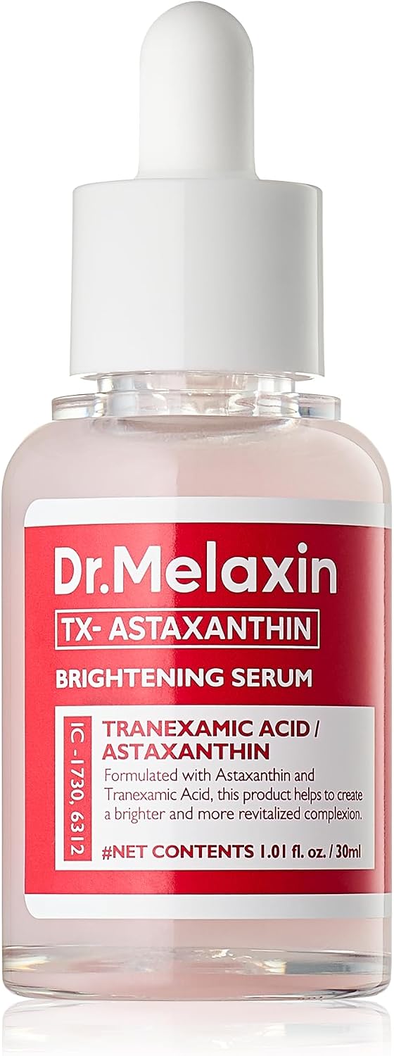 Dr. Melaxin Tx Astaxanthin Brightening Serum 30ml front view bottle