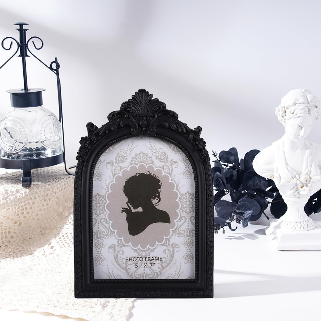 SIKOO Vintage 4x6 Picture Frame Antique OrnateTable Top and Wall Mounting Photo Frame with High Definition Glass Front for Home Decor, Photo Gallery, Art,Bronze Gold (4x6) - Image 15