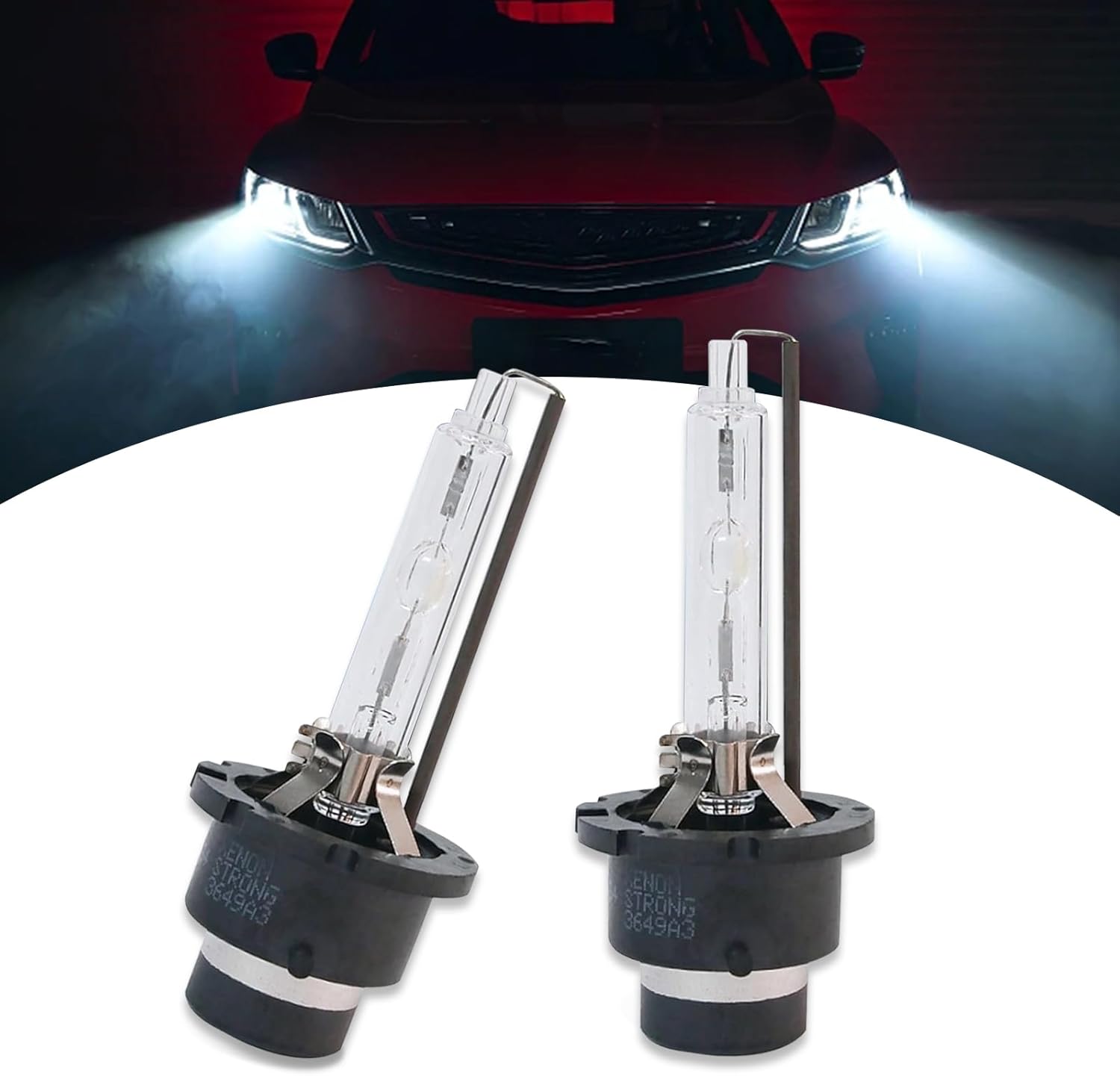 Jokormo D2S Car HID Headlight Bulbs pair in silver