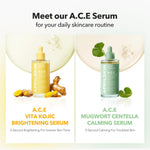 Lightweight texture of the Aprilskin Mugwort Centella Serum being applied to help repair skin barriers.