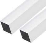 METALLIXITY Square Aluminum Tube (10mm x 10mm x 1mm x 200mm) 2Pcs, 6063 Aluminum Tubing - for Home Furnishing, Machinery - Image 12