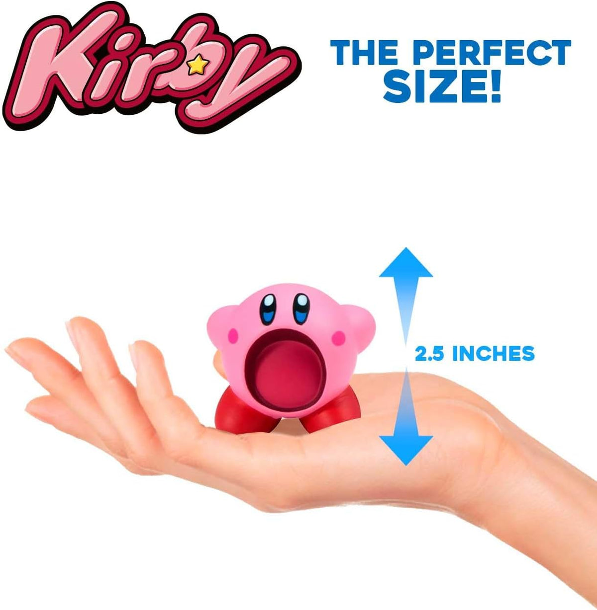 Just Toys Kirby SquishMe slow-rise foam figure packaging