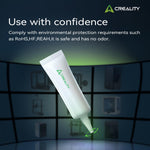 Creality thermal grease shown alongside 3D printer nozzle kit