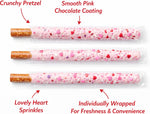 NYBQ gourmet strawberry chocolate pretzel rods set for gifting