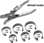 Alltrade ratcheting pliers and adjustable compressor bands