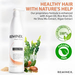 Reminex anti gray hair shampoo texture and lather