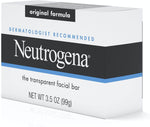 Neutrogena transparent facial bar individual soap bar closeup