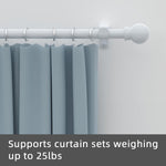 GXOACKJ decorative curtain rod set with mounting brackets