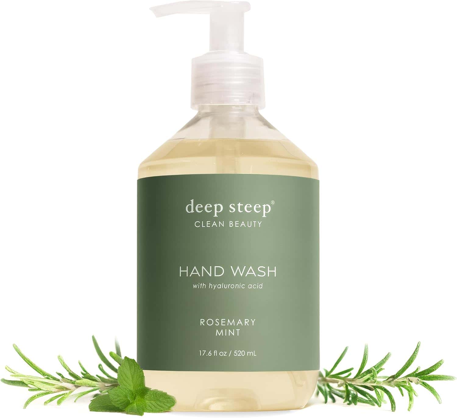 Deep Steep liquid hand wash front view bottle