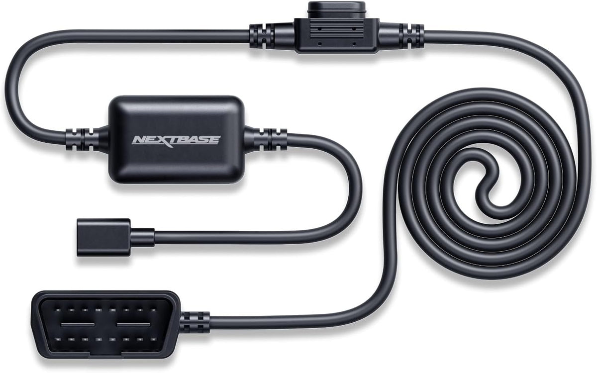Nextbase Piqo Quick Connect Cable front view showcasing OBD connector